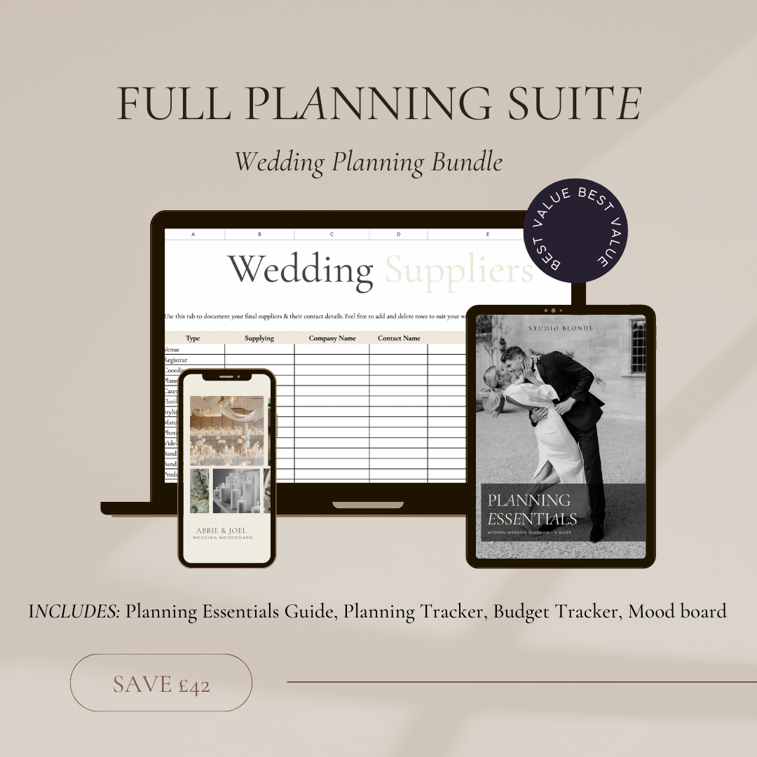 Full Planning Suite - Wedding Planning Bundle