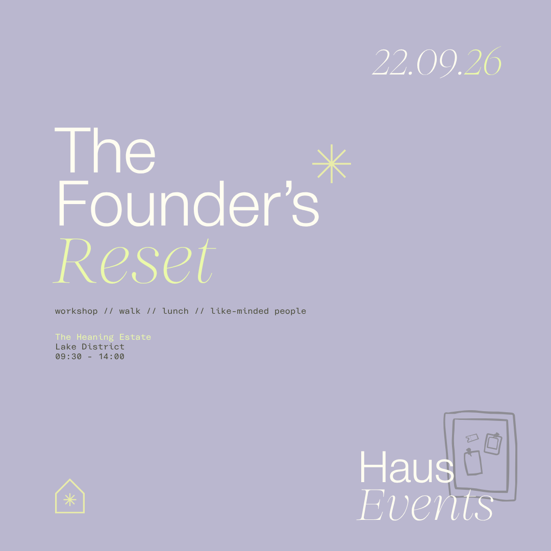 Event: The Founder's Reset